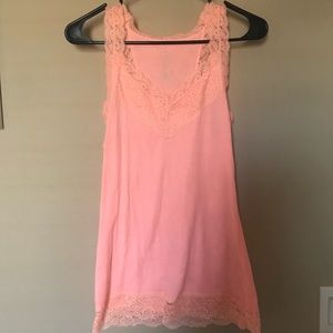 Girly lace tank